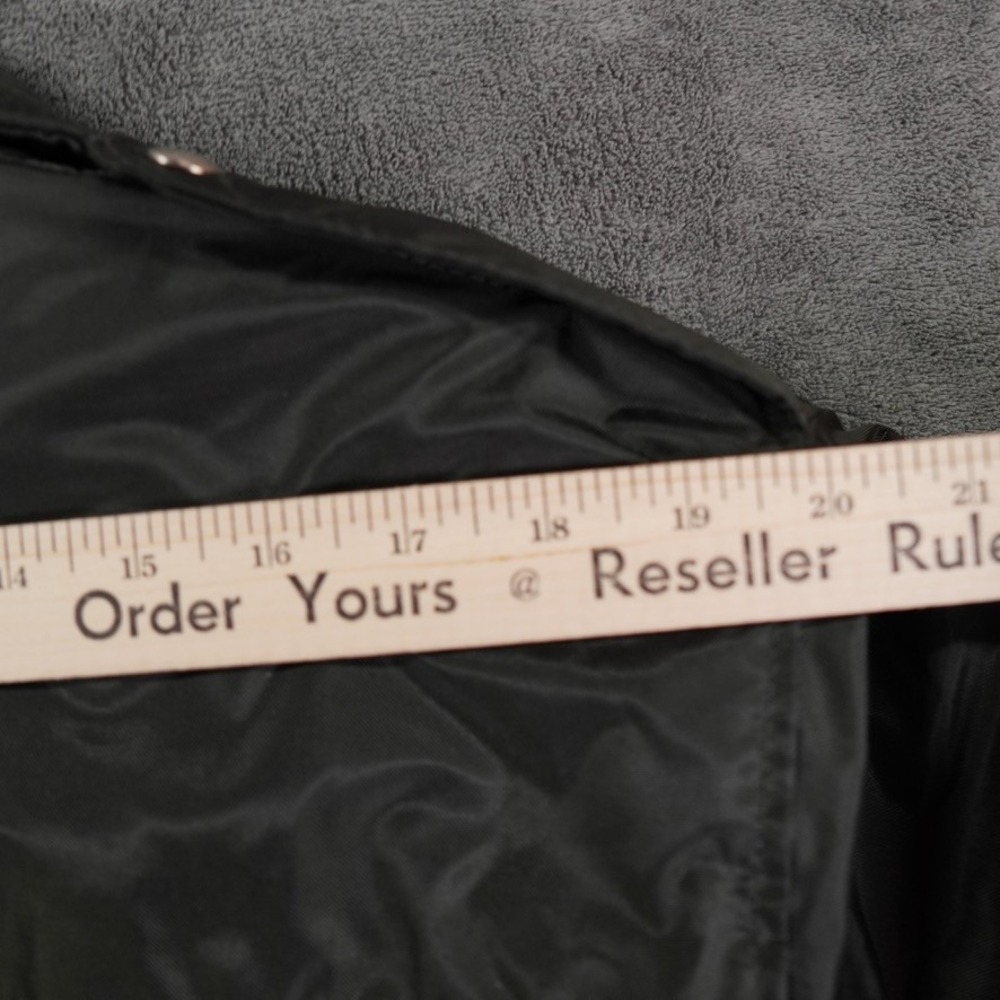 VTG Tour Rider Motorcycle Jacket Mens XL Black reflective piping gorpcore USA - Picture 8 of 12